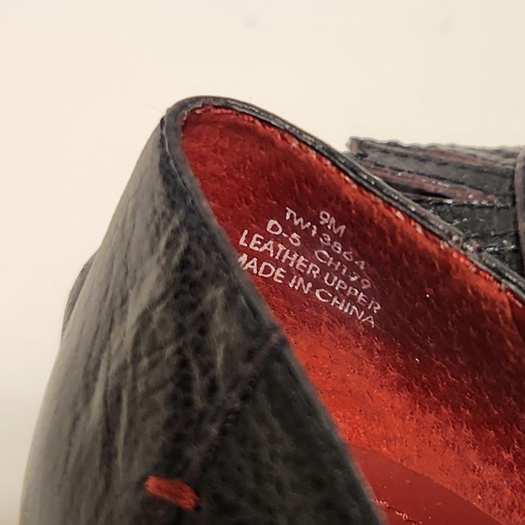 Tommy Hilfiger, 9M, Black Loafer Heel - Picture 5 of 9